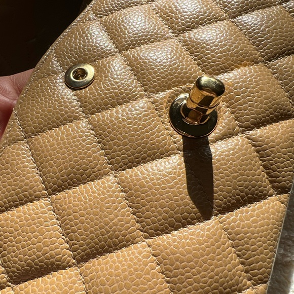 Chanel Classic Double Flap bag Medium Dark Beige - Picture 9 of 16